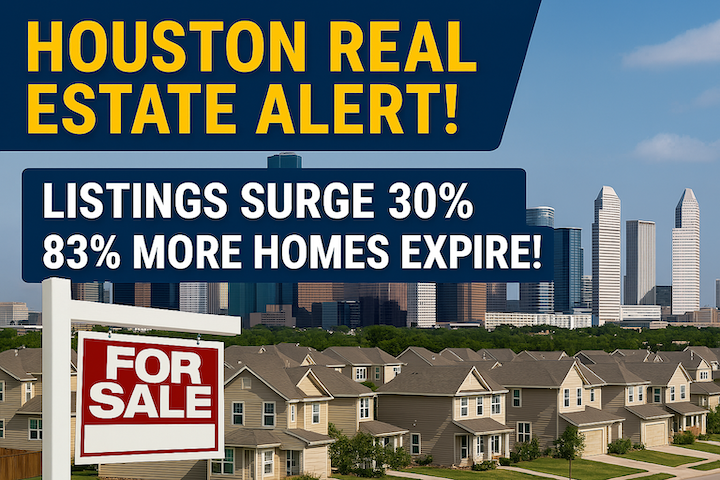 🏡 Houston Housing Market Update: Sellers Flood the Market & Listings Expire Rapidly (April 2025)