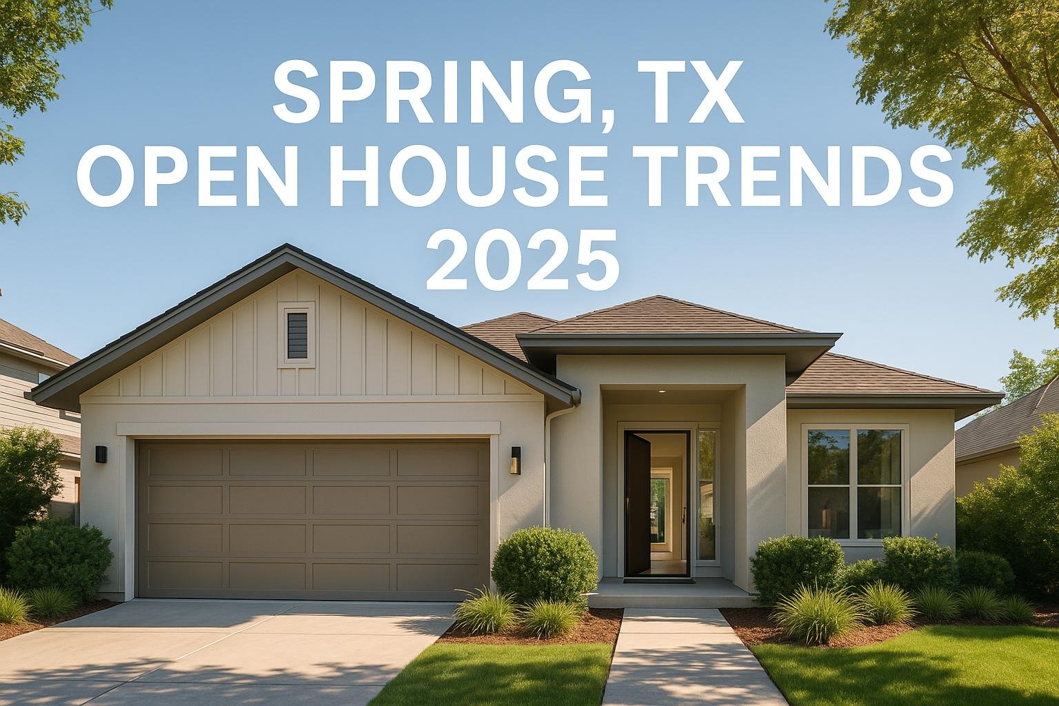 Spring, TX Open House Trends 2025