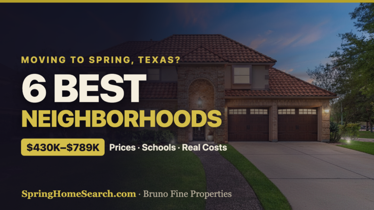 The 6 Best Neighborhoods in Spring, TX (2026 Buyer’s Guide)